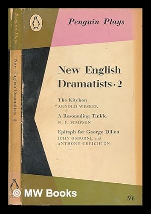 Immagine del venditore per New English dramatists. 2 The kitchen, A resounding tinkle, Epitaph for George Dillon / three plays, introduced by Allan Pryce-Jones ; edited by Tom Maschler - New English dramatists. 3. The Long and the Short and the Tall. Live like pigs. The Dumb waiter - 2 volumes venduto da MW Books