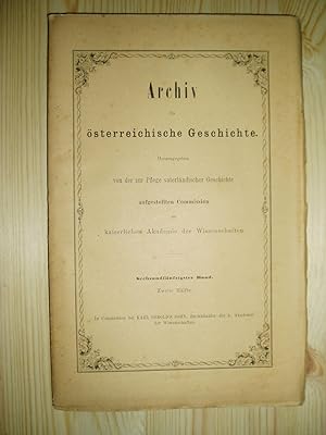 Imagen del vendedor de Das lteste Todtenbuch des Stiftes St. Florian [together with 3 other papers] a la venta por Expatriate Bookshop of Denmark