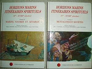 Imagen del vendedor de Horizons marins, itinraires spirituels (Ve-XVIIIe sicles) : tudes [Volumes I & II] a la venta por Expatriate Bookshop of Denmark