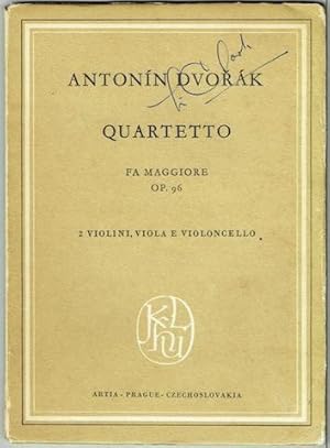 Quartetto Fa Maggiore, Quartet F Major, Op. 96.