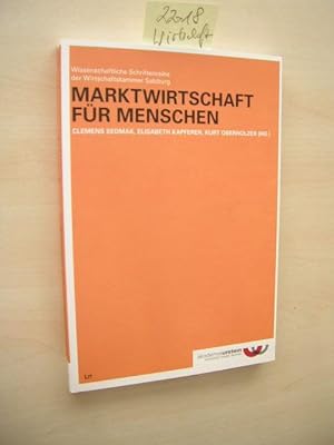 Seller image for Marktwirtschaft fr Menschen. for sale by Klaus Ennsthaler - Mister Book
