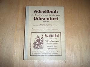Ochsenfurt, Adreßbuch der Stadt und des Landkreises Ochsenfurt 1949. Enhält neben der Stadt Ochse...