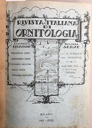 Miscellanea di ornitologia: Moltoni Edgardo. Notizie sulla comparsa del Beccofrusone in Italia ne...