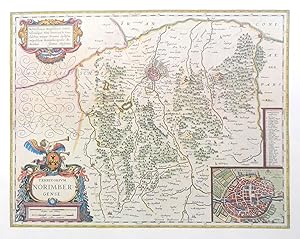 Seller image for Bayern auf alten Landkarten aus dem Novus Atlas Absolutissimus von Johann Jansson. for sale by Buch- und Kunst-Antiquariat Flotow GmbH