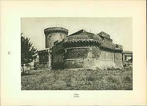 Bild des Verkufers fr Kupfertiefdruck : In Scanno - Abruzzen - Ostia - Castello - Italien Stadtansichten zum Verkauf von Bcher bei den 7 Bergen