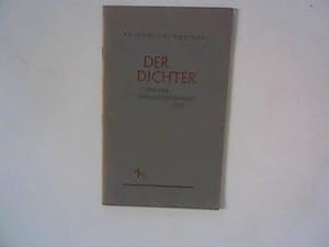 Seller image for Der Dichter vor der heraufziehenden Zeit for sale by ANTIQUARIAT FRDEBUCH Inh.Michael Simon