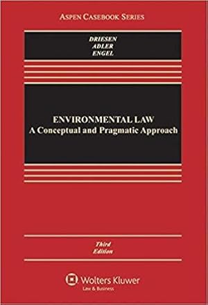 Bild des Verkufers fr Environmental Law: A Conceptual and Pragmatic Approach zum Verkauf von BarristerBooks