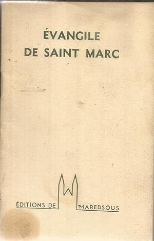 Évangile de Saint Marc