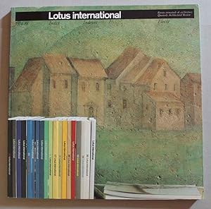 Lotus International. Rivista trimestrale di architettura. Indici Indexes di Lotus dal 1974-88