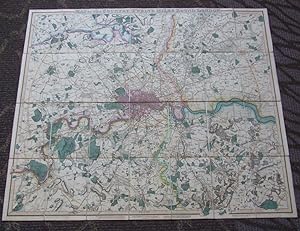 London [ Map of the Country Twelve Miles Round London ]
