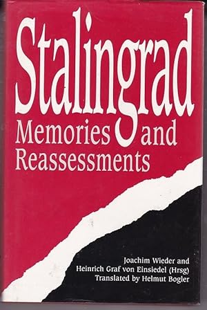 Imagen del vendedor de STALINGRAD. Memories and Reassessments.; Translated by Helmut Bolger a la venta por A&F.McIlreavy.Buderim Rare Books