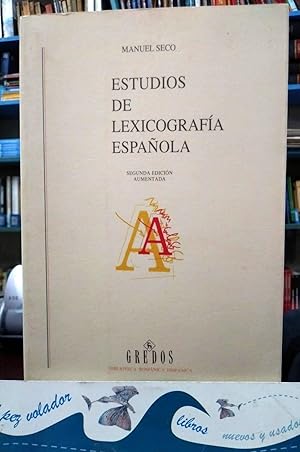 Estudios de lexicografia española