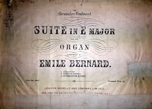Imagen del vendedor de Suite in E major for the organ. 3. Introduction & fugue a la venta por Paul van Kuik Antiquarian Music