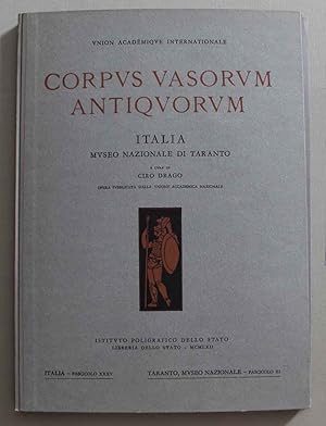 Corpus vasorum antiquorum Italia, Museo Nazionale di Taranto Italia, fascicolo XXXV; Taranto, Mus...
