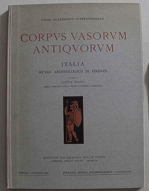 Corpus vasorum antiquorum Italia, Museo Archeologico di Firenze Italia, fascicolo XXXIII; Firenze...