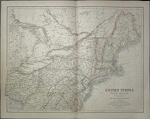 Image du vendeur pour United States: North Eastern States (Fullarton 1874) mis en vente par Maynard & Bradley
