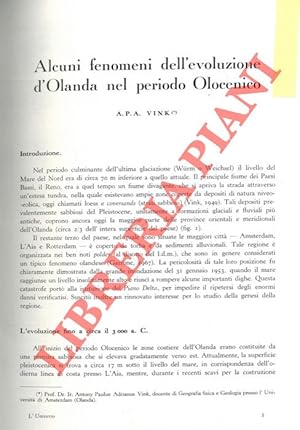 Alcuni fenomeni dell'evoluzione d'Olanda nel periodo Olocenico.