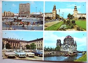 Bild des Verkufers fr AK Berlin - Hauptstadt der DDR. Alexanderplatz Frankfurter Tor Humboldt-Universitt Dom zum Verkauf von Altstadt-Antiquariat Nowicki-Hecht UG