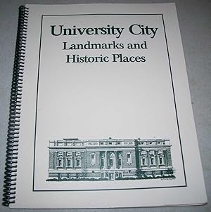 Imagen del vendedor de University City Landmarks and Historic Places (Missouri) a la venta por Easy Chair Books