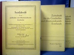 Zeitschrift für die Geschichte und Altertumskunde Ermlands. Band 30 (der ganzen Folge Heft 89-91)...
