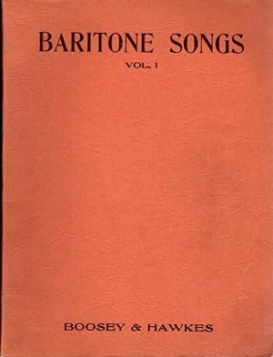 Seller image for BARITONE SONGS VOL. I: Imperial Edition for sale by By The Way Books