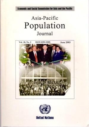 Seller image for ASIA PACIFIC POPULATIONS JOURNAL, VOL. 18, NO. 2, JUNE 2003 for sale by By The Way Books