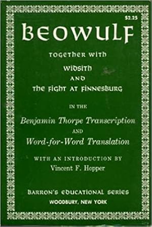 Image du vendeur pour Beowulf Together with Widsith and the Fight at Finnesburg mis en vente par The Book House, Inc.  - St. Louis