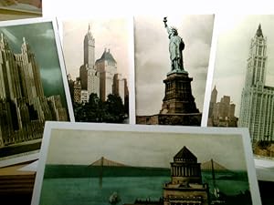 Konvolut von 10 x AK : USA . Reprints alter Postkarten New York City. Gebäudeansichten, Brücke, P...