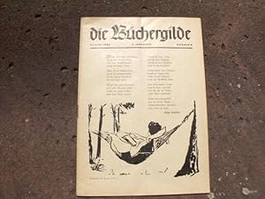 Bild des Verkufers fr Bchergilde Gutenberg. Mitteilungsblatt fr die Mitglieder der Bchergilde Gutenberg. 2. Jahrgang, Nr. 8, August 1950. zum Verkauf von Versandantiquariat Abendstunde