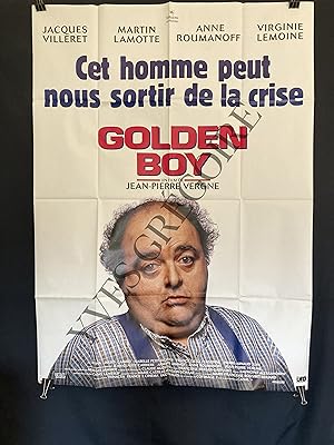 GOLDEN BOY-FILM DE JEAN-PIERRE VERGNE-AFFICHE GRAND FORMAT