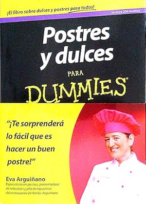 Imagen del vendedor de Postres y dulces para dummies a la venta por Tik Books ME