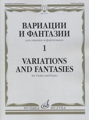 Bild des Verkufers fr Variations & fantasies - 1 for violin & piano zum Verkauf von Ruslania