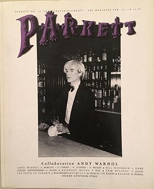 PARKETT NO.12 1987 Kunstzeitschrift / Art magazine Collaboration: ANDY WARHOL
