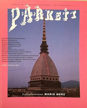 PARKETT NO.15 1988 Kunstzeitschrift / Art magazine Collaboration: MARIO MERZ