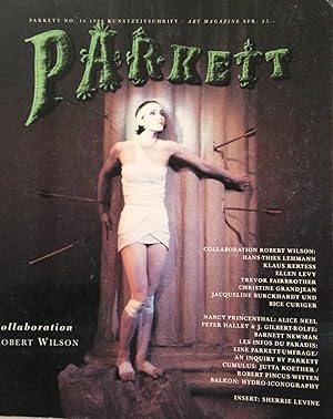 PARKETT NO.16 1988 Kunstzeitschrift / Art magazine Collaboration: ROBERT WILSON