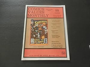Immagine del venditore per Comics Values Monthly #55 Dec 1990 Price Trends; Marvel; DC; Independents venduto da Joseph M Zunno