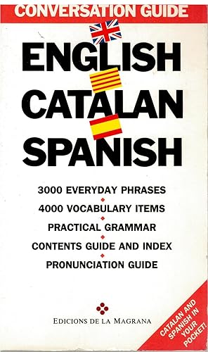 Imagen del vendedor de English-Catalan-Spanish Conversion Guide a la venta por Librera Dilogo