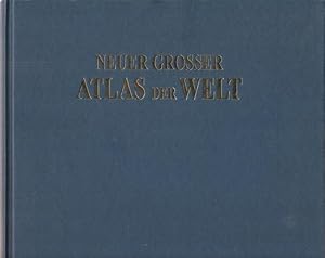 Neuer grosser Atlas der Welt. 64 Seiten Länderlexikon in Farbe.