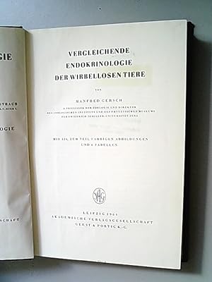 Seller image for Vergleichende Endokrinologie der wirbellosen Tiere. for sale by Antiquariat Bookfarm
