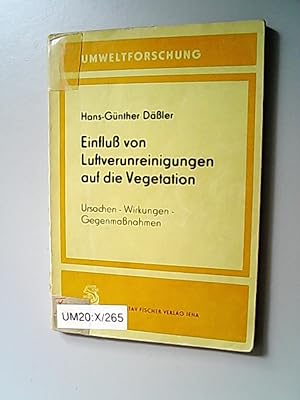 Seller image for Einfluss von Luftverunreinigungen auf die Vegetation : Ursachen, Wirkungen, Gegenmassnahmen for sale by Antiquariat Bookfarm