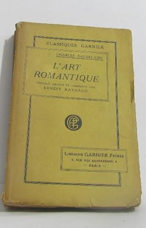 Image du vendeur pour L'art romantique mis en vente par crealivres