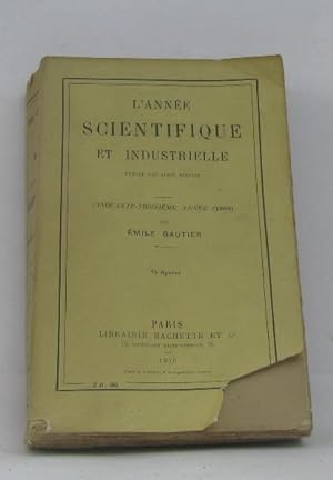 Seller image for L'anne scientifique et industrielle cinquante-troisime anne (1909) for sale by crealivres