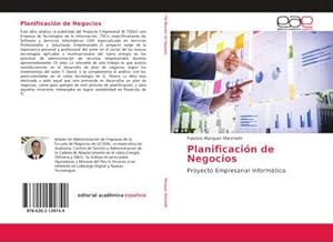 Imagen del vendedor de Planificacin de Negocios : Proyecto Empresarial Informtico a la venta por AHA-BUCH GmbH