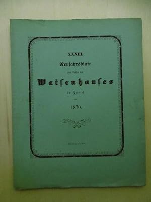 Joh. Ulrich Faesi, Professor am Zürcherischen Gymnasium. [Neujahrsblatt zum Besten des Waisenhaus...