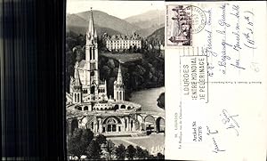 Image du vendeur pour 567378,Lourdes La Basilique vue du Chateau-Fort mis en vente par Versandhandel Lehenbauer