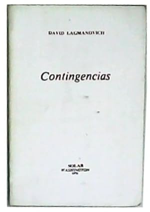 Seller image for Contingencias. Poesa. for sale by Librera y Editorial Renacimiento, S.A.