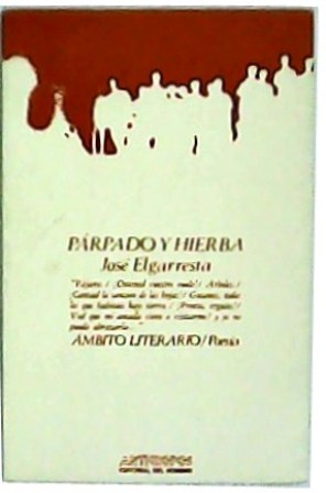 Immagine del venditore per Prpado y Hierba. venduto da Librera y Editorial Renacimiento, S.A.