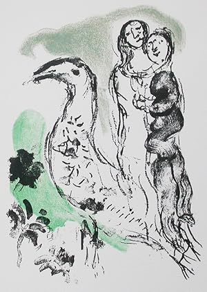 Bild des Verkufers fr lgie des alizs. Lithographie originale de Marc Chagall zum Verkauf von Peter Bichsel Fine Books