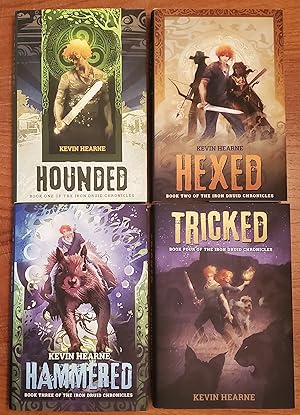 Seller image for THE IRON DRUID CHRONICLES, MATCHED SET OF 6 VOLUMES: HOUNDED - HEXED - HAMMERED - TRICKED - TRAPPED - HUNTED for sale by Kathmandu Books