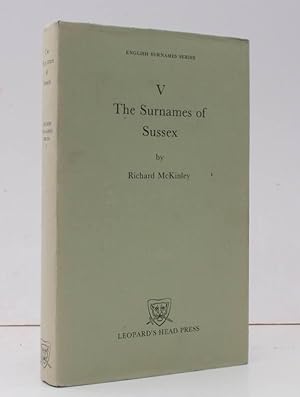 Seller image for The Surnames of Sussex. NEAR FINE COPY IN UNCLIPPED DUSTWRAPPER for sale by Island Books